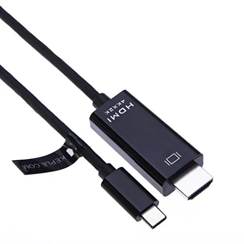 USB C HDMI Cavo a TV | Tipo C Adattatore Condurre Compatibile con Huawei P20 / Mate 10 / Mate 10 Pro, Samsung Galaxy S9 / S9 Plus / S8 / S8 Plus, Note 8 / 9, LG V20 / V30 / G5, HTC 10 / U11 Telefono