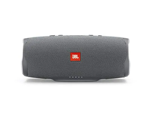 JBL Charge 4 Speaker Bluetooth Portatile, Cassa Altoparlante Bluetooth Waterproof IPX7, Con Microfono, Porta USB, JBL Connect+ e Bass Radiator, Fino a 20h di Autonomia, Grigio