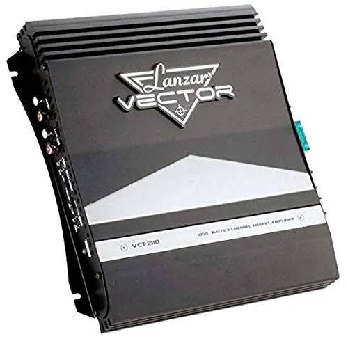 Lanzar VCT2110 - Amplificatore Mosfet a 2 canali da auto, 1000 W