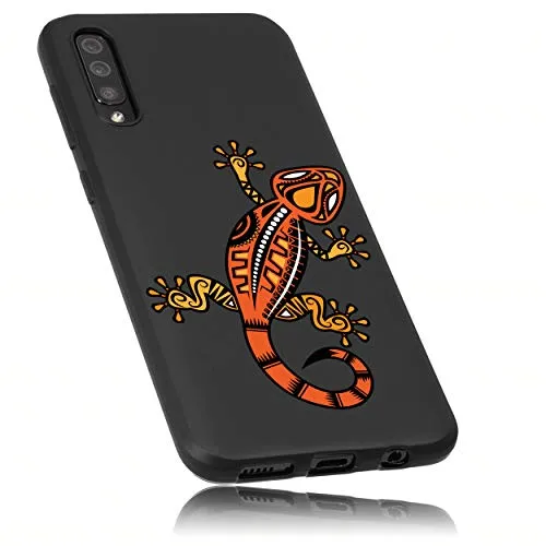 mumbi Custodia compatibile con Samsung Galaxy A50, adattarsi, Gecko, nero