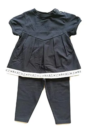 Moncler Junior Completo Coordinato Pantaloni + t-Shirt Bambina 8859205 Blu (12/18 Mesi)