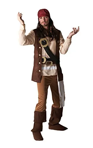 Rubie's Pirati dei Caraibi - Jack Sparrow Costume, Standard