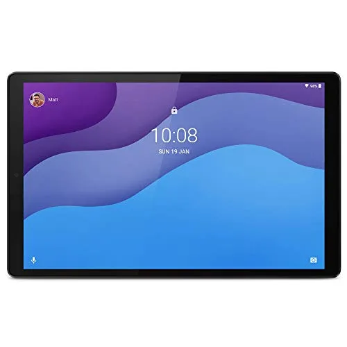 Lenovo Tab M10 HD (2nd Gen) Tablet - Display 10.1" HD (Processore MediaTek Helio P22T, Storage 32GB Espandibile fino ad 1 TB, RAM 2GB, WiFi+Bluetooth 5.0, 2 Speaker, Android 10) - Iron Grey