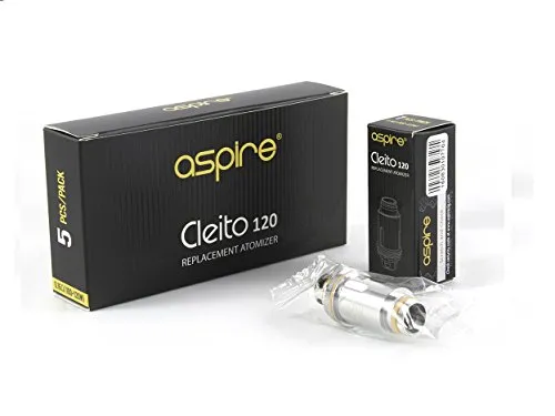 Autentico Aspire Cleito 120 Treccine Confezione Da 5 0,16 Ohm