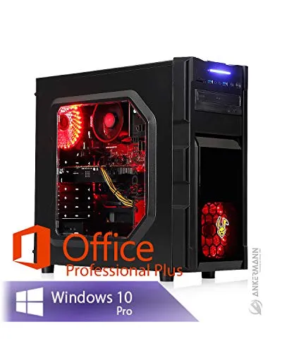 Ankermann Rabbit Gaming Gamer PC Intel i5-9400F 6x 2.90GHz NVIDIA GeForce GTX 1660 SUPER OC 6GB 16GB RAM 480GB SSD 1TB HDD Windows 10 PRO W-LAN Office Professional