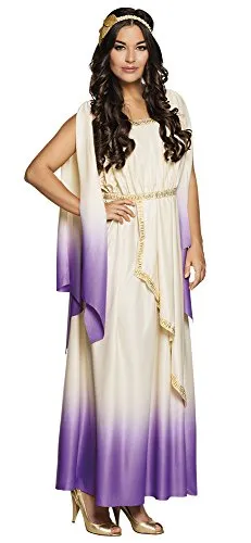 Boland-Selene Dea greca dell'Olimpo costume donna (Taglia 36/38) adulto, Bianco, Viola, S, BOL83690