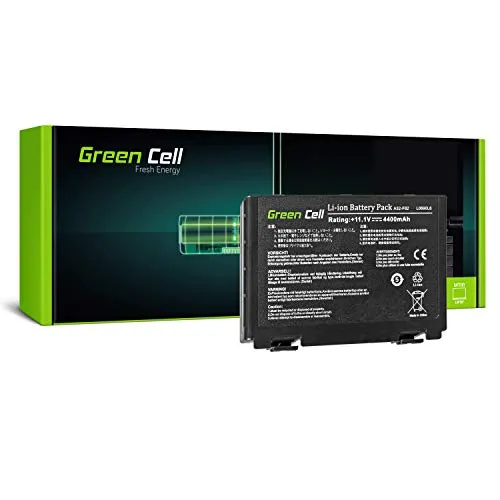 Green Cell Batteria Asus A32-F82 A32-F52 per Portatile Asus K50 K50C K50I K50IJ K50IN K70 K70I K70IJ K70IO K40 K40IJ K50AB K50AE K50AF K50ID K50IE K50IL K50IP F82 K51 K51AC K70A K70IC X5DC X5DIJ X5DIN