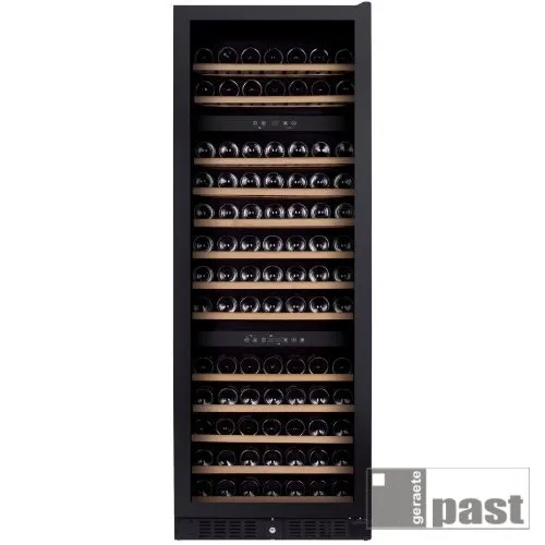 Cantina Linea Exclusive 3 temperat. porta full glass nera maniglia tasca , 170 bottiglie