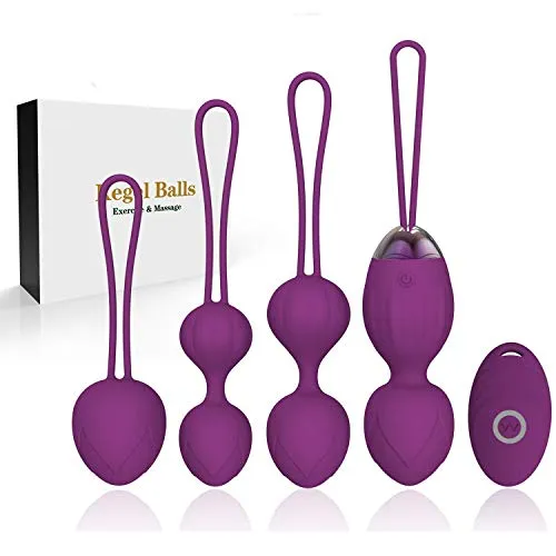 Upgrade 2 in 1 Kegel Exercises Weights & Massage Ball Ben Wa Balls Kegel Balls Principianti & Tightening - Medico consigliato per il controllo della vescica e gli esercizi del pavimento pelvico