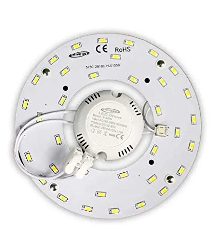 Circolina LED Corona 16W SMD 5730 modulo di ricambio circolare tubo neon per plafoniere a Calamita 220V Ultra Slim Luminoso Bianco FREDDO