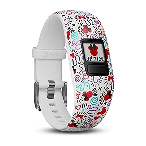 Garmin Vivofit Jr2 Disney Minnie Mouse, 6+ anni, Bianco