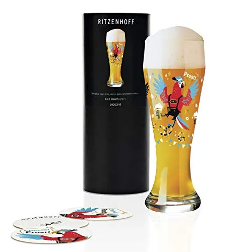 RITZENHOFF 1020240 - Bicchiere da birra di frumento, in vetro, 645 ml