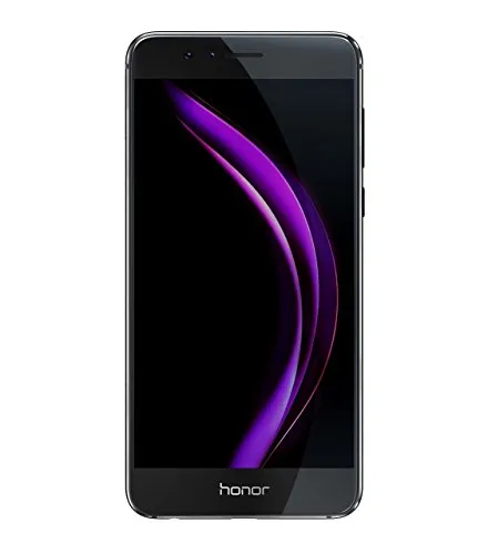 Honor 8 Smartphone 4G LTE, Display 5.2" IPS LCD, Octa-Core HiSilicon Kirin 950, 32 GB, 4 GB RAM, Doppia Fotocamera 12 MP, Nero