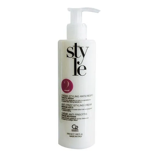 Style - Crema Anticrespo - Crema per Capelli Crespi, sia Lisci che Ricci - 250 ml