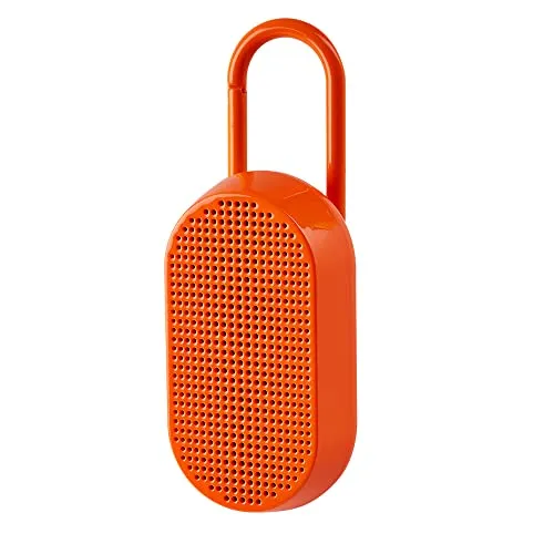 Lexon MINO T - Altoparlante Bluetooth® impermeabile con moschettone (Arancione)