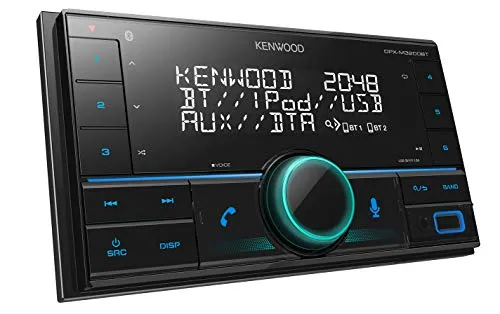Kenwood DPX-M3200BT Ricevitore multimediale per Auto Nero 50 W Bluetooth - Kenwood DPX-M3200BT, Nero, 2 DIN, 50 W, 4.0 canali, 50 W, 30-15000 Hz