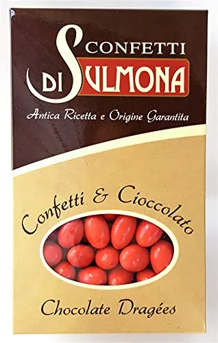 Confetti di Sulmona Ciocomandorla Rosso Doppio Cioccolato - 500 gr