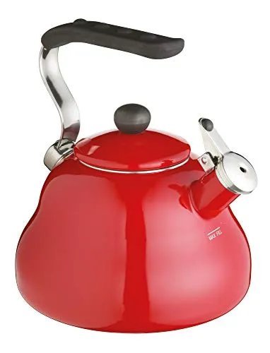 Kitchen Craft Le'Xpress Bollitore a fischio 2 l colore: Rosso fuoco