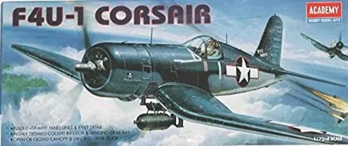 Academy - Modellino Aereo Vought F4U-1 Corsair Scala 1:72 (Replaces ACA01657) (ACA12457)