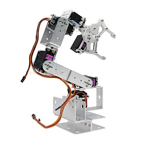 diymore ROT3U 6DOF Alluminio Robot Braccio Meccanico Kit Morsetto per Artigli con MG996R Servos per Kit di apprendimento di robotica