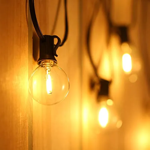 Catene Luminose LED,Tomshine Illuminazione Giardino Luci Stringa Lampadina con 12+1 G40 LED Bulbi [Classe di efficienza energetica A+]