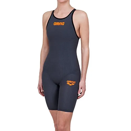 Arena Carbon Pro Tuta multifunzionale, Donna, Grigio, Tg. 26