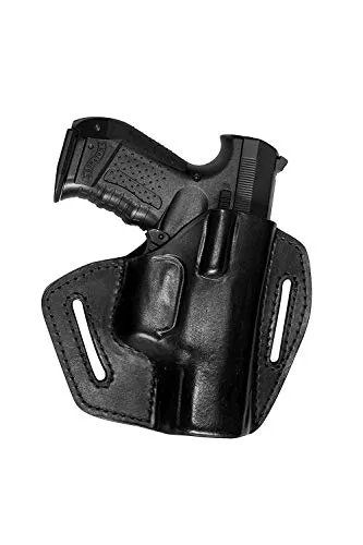 VlaMiTex UX Fondina di Accesso rapido in Pelle per Pistole Glock 17 19 20 21 22 23 25 31 32 37