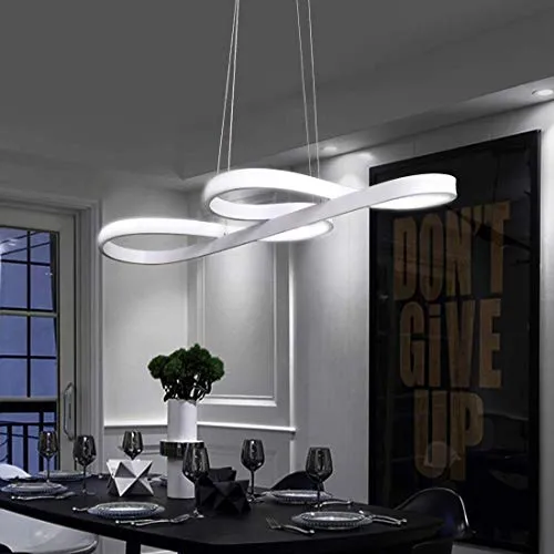 ZMH Moderna Lampada a Sospensione LED lampadari moderni - lampadario da soffitto dimmerabile con telecomando per tavolo da pranzo corridoio cucina soggiorno cameretta