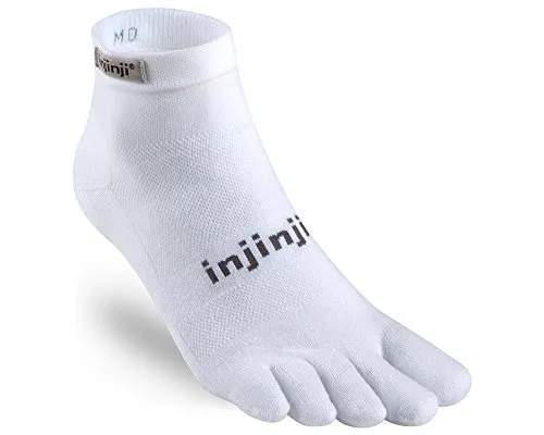 Injinji 2.0 - Calzini leggeri da uomo, taglia M, colore: Bianco