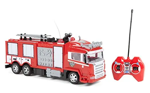 World Tech Toys- Camion dei Pompieri radiocomandato 34980, Rosso