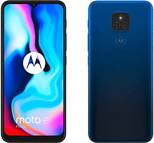 Motorola Moto E7 Plus - Smartphone 64GB, 4GB RAM, Dual Sim, Navy Blue