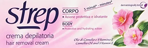 Strep - Crema Depilatoria Corpo, Azione Protettiva E Idratante - 150 Ml