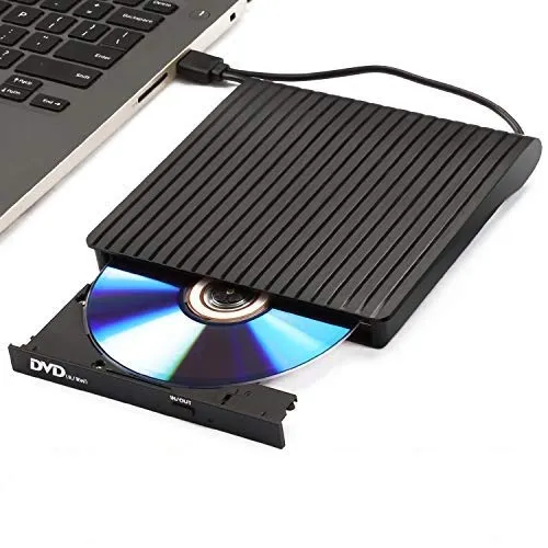 AMIGIK Masterizzatore Dvd Externo, unità CD Esterna USB 3.0 Tipo C Porta Doppia Lettore OtticoPortatile CD Dvd +/-RW Rom per Computer Portatile Taccuino Windows 10/8/7/XP, Linux, MacOS, Vista7/8