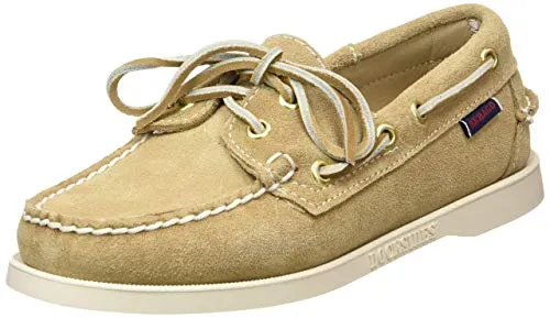 Sebago Docksides Suede W, Women's 7000510 Boat Shoes 6 UK, Beige Beige Camel 906, 39 EU