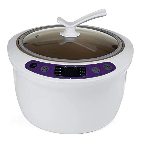 6L Fermentatore per aglio nero Macchina per fermentazione automatica intelligente per grandi capacità Casa Controllo intelligente Natto Vino Yogurt Maker Bianco