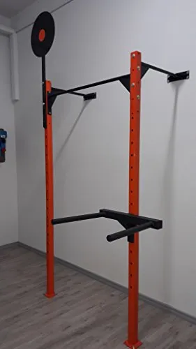 Rig-Rack-Squat Barra per trazioni-Muscle Up & Pull Up-Bicipiti Fitness & Body Building P.90cm