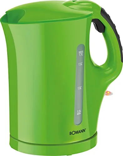 Bomann WK 5011 CB-Bollitore elettrico, 1,7 litri, 2200 W verde