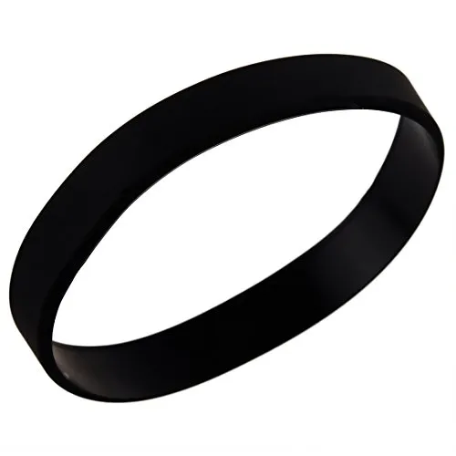 TOOGOO(R) Gomma di silicone di moda Elasticita' Wristband della fascia di polso Bracciale braccialetto nero