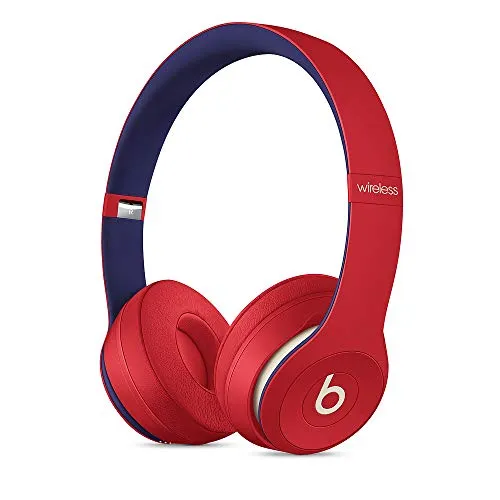 Beats Solo3 Wireless Cuffie – Chip per cuffie Apple W1, Bluetooth di Classe 1, 40 ore di ascolto – Rosso Club