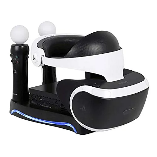 FairOnly Seconda generazione 4 in 1 PS4 PS Move VR Charging Storage Stand Psvr Auricolare Staffa per PS VR Move vetrina
