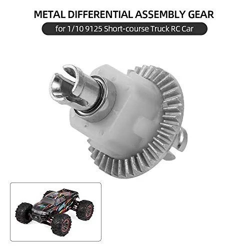 Festnight XINLEHONG Toys Differential Metal Gear Differential Assembly per 1/10 9125 Autocarri RC a Corsa Breve