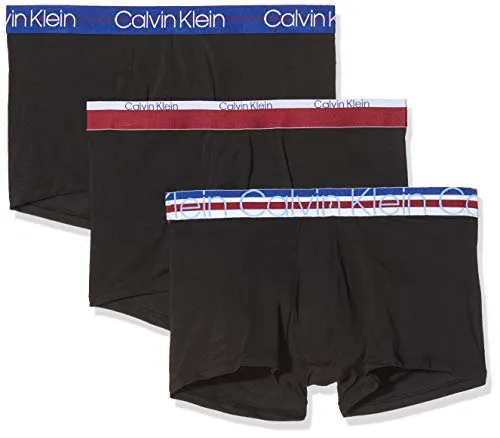 Calvin Klein Cotton Stretch Confezione da 3 Boxer, Nero (B-Navy Seal/RASP Jam/White WB KL5), X-Large Uomo