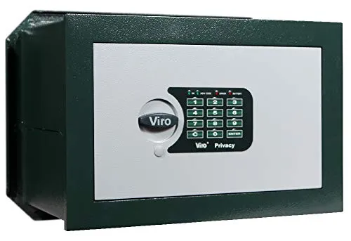 Viro Cassaforte elettronica di sicurezza 'PRIVACY' orizzontale da incasso, Multicolore, 230x350x205