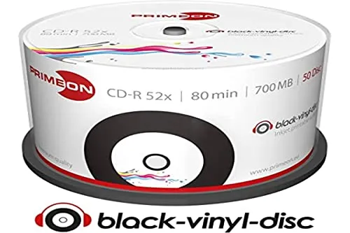 Primeon CD-R 80MIN/700MB/52X Bobina (50 DISCOS)