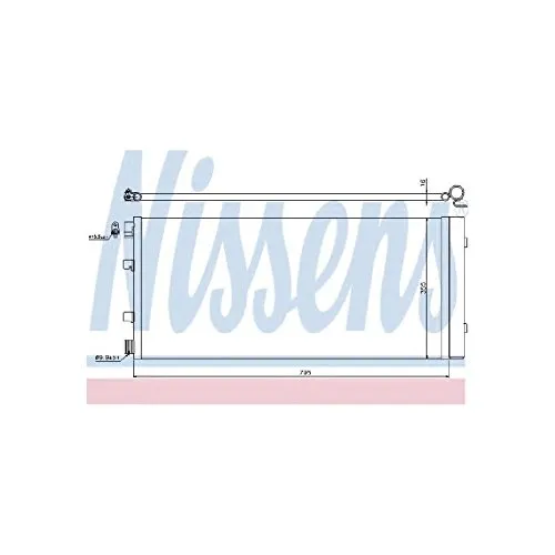 Nissens 940158 Clima condensatori