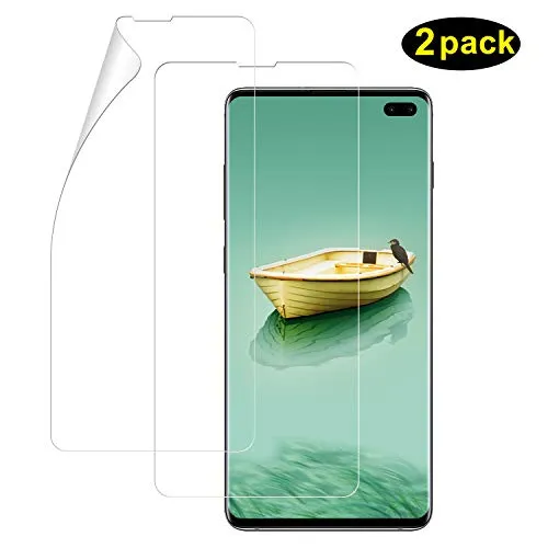 DOSMUNG 2 Pezzi Pellicola Protettiva per Samsung Galaxy S10 Plus, Trasparente Pellicola in TPU per Samsung Galaxy S10 Plus [Ultra HD] [Anti-Impronte] [Facile da installare] Samsung S10 Plus Pellicola