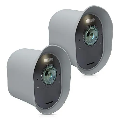 kwmobile 2x Cover compatibile con Arlo Ultra/Arlo Pro 3 / Pro 4 - Protezione videocamera in silicone - Rivestimento telecamera di sicurezza - Custodia per Action Camera