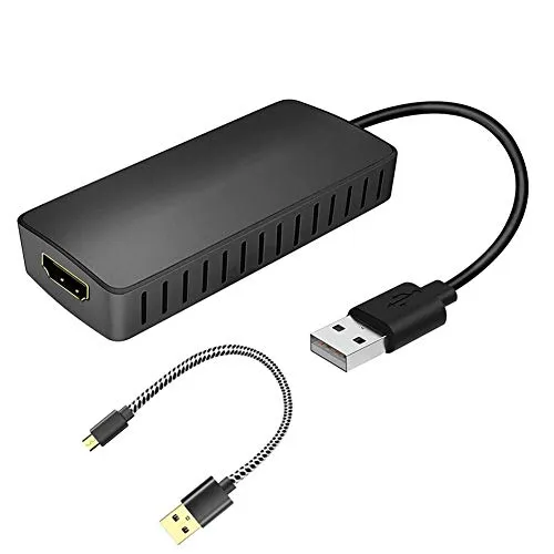 Scheda di acquisizione video HDMI USB, scheda di acquisizione video HDMI USB 4K 1080P portatile, supporta la maggior parte dei software di acquisizione, per PC Live Streaming Registrazione di giochi