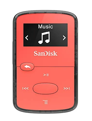 SanDisk Clip Jam Lettore MP3 8 GB, Rosso