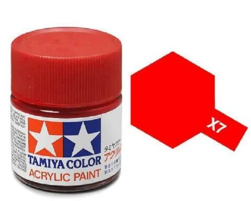 Tamiya colore acrilico lucido 10 ml X-7 RED